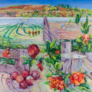 My Farm Montage Spring and Summer - artwork by Joy Collier